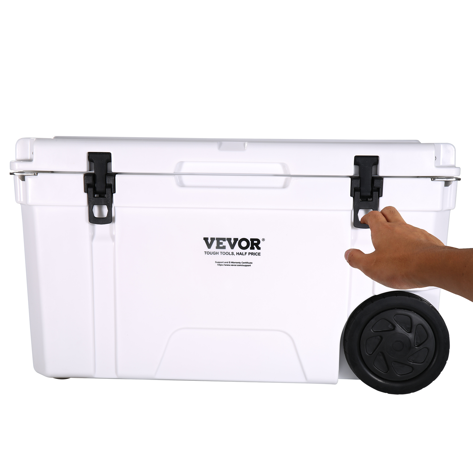 VEVOR Hard Cooler Insulated Portable Cooler 25/33/45/52/65 QT Capacity Ice Chest - Picture 72 of 74