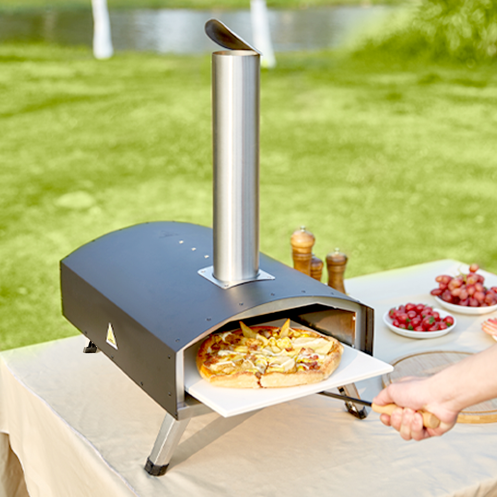 Wood Pellet Pizza Oven - Portable Outdoor Pizza Oven