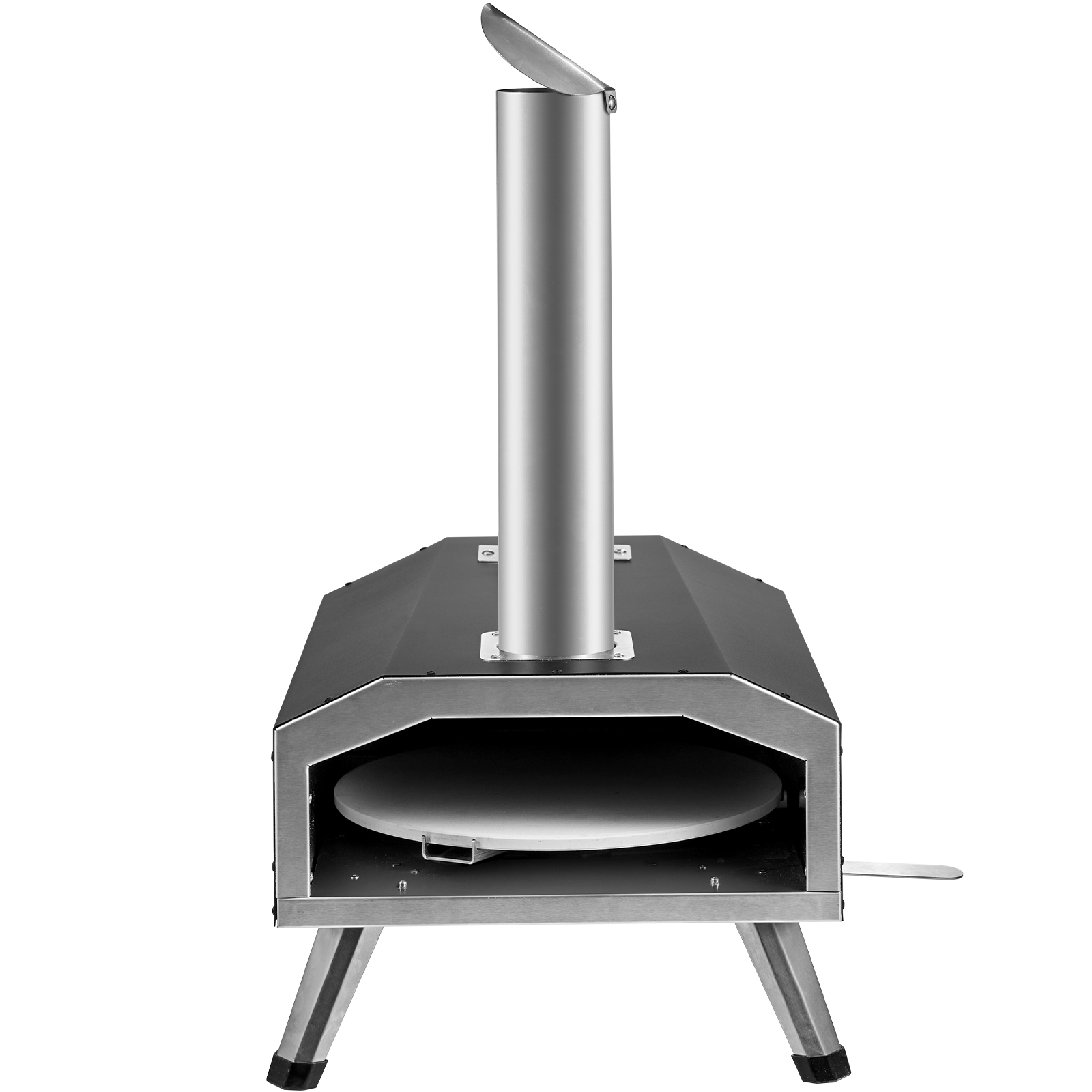 VEVOR 12"/13"/16" Outdoor Pizza Oven Portable Gas/Wood Pellet Pizza