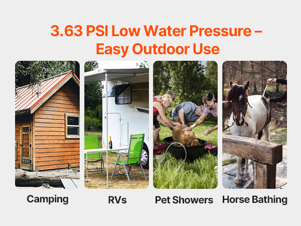 Portable Propane Water Heater 6L Tankless with Accessory Regulator for RV