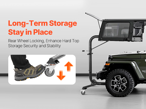 Hard Top Removal Lift for Jeep Wranglers YJ TJ JK JL & 4XE Ford Bronco 6 Gen+