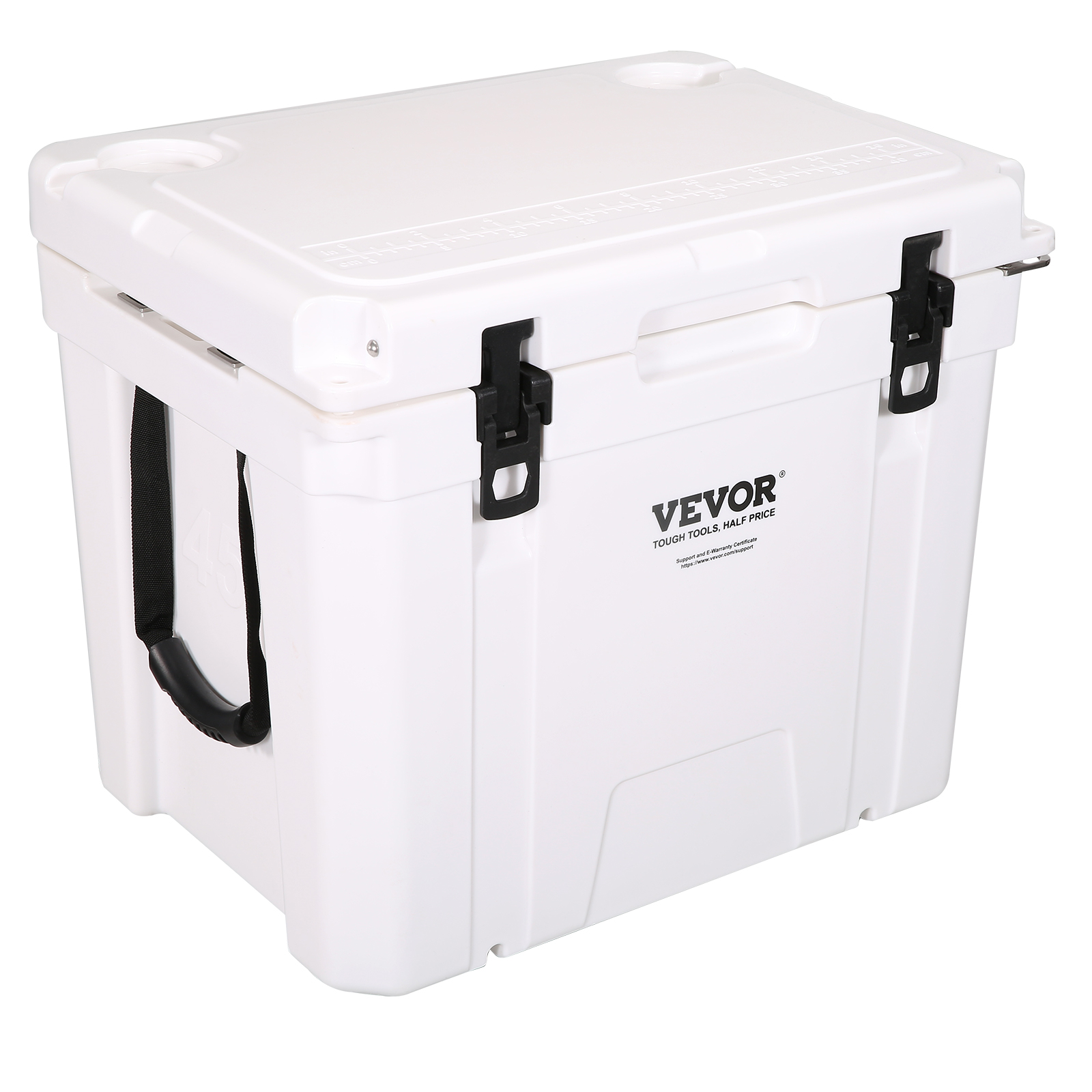 VEVOR Hard Cooler Insulated Portable Cooler 25/33/45/52/65 QT Capacity Ice Chest - Picture 37 of 74
