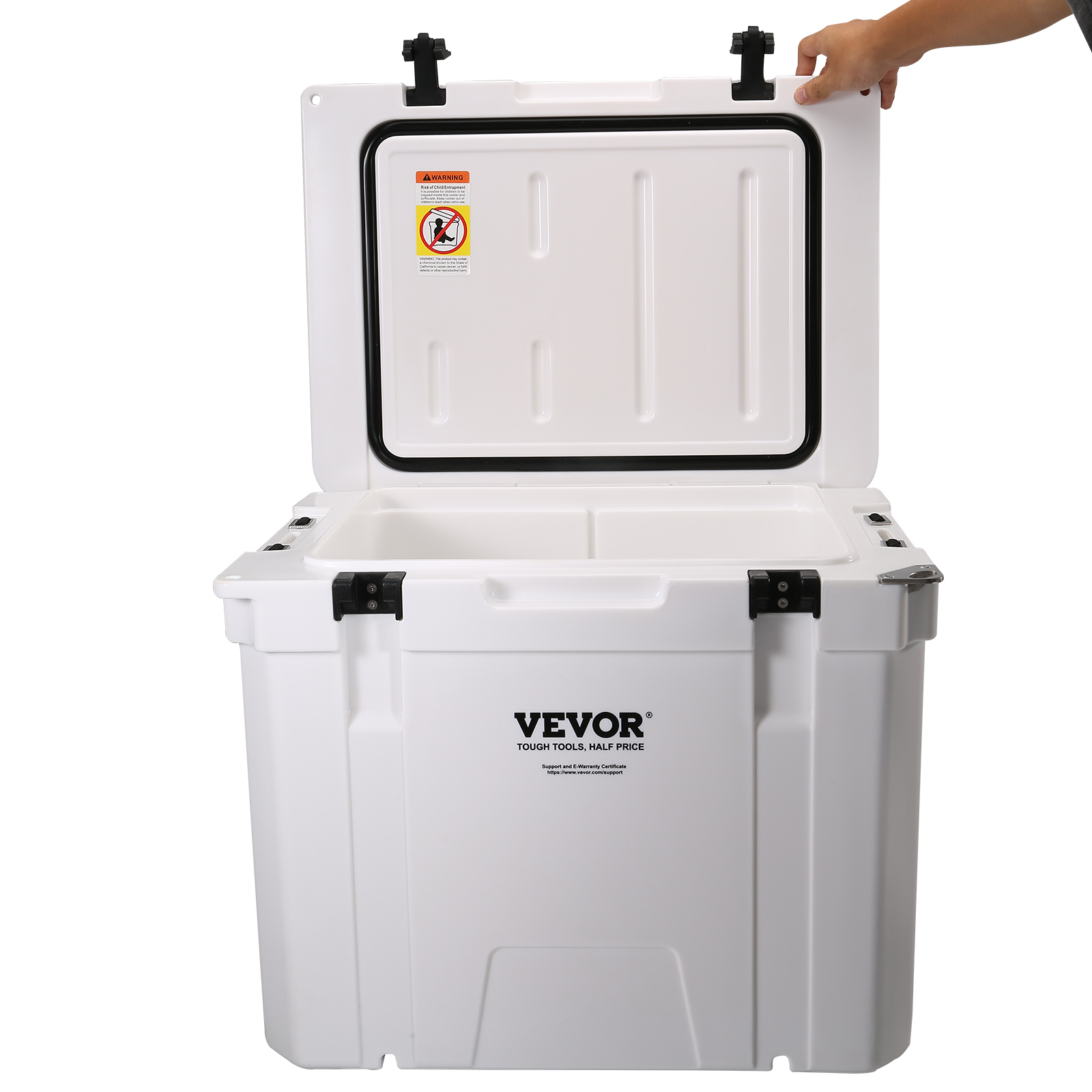 VEVOR Hard Cooler Insulated Portable Cooler 25/33/45/52/65 QT Capacity Ice Chest - Picture 38 of 74