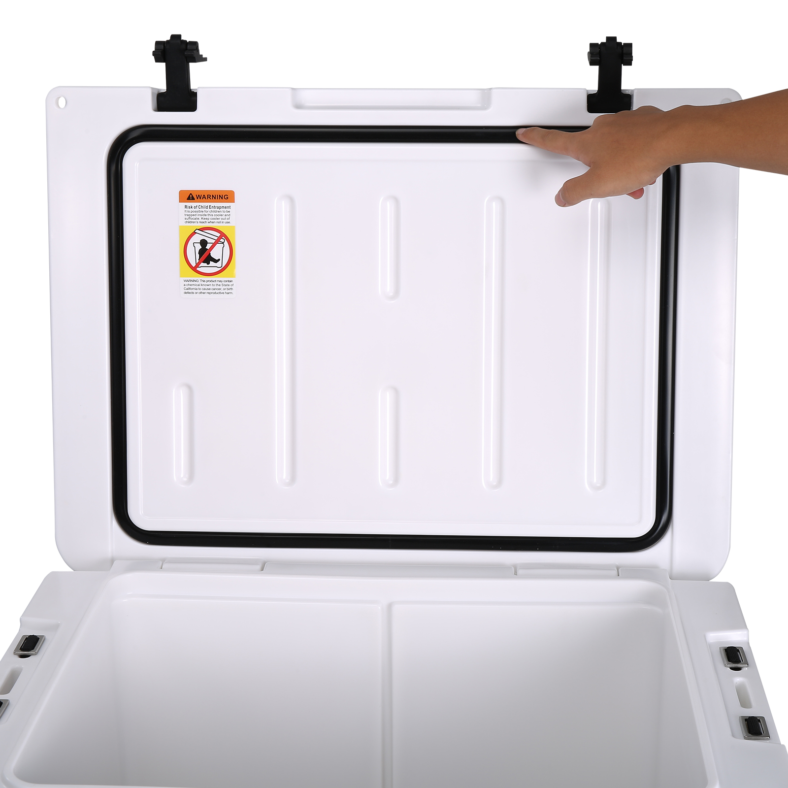 VEVOR Hard Cooler Insulated Portable Cooler 25/33/45/52/65 QT Capacity Ice Chest - Picture 62 of 74