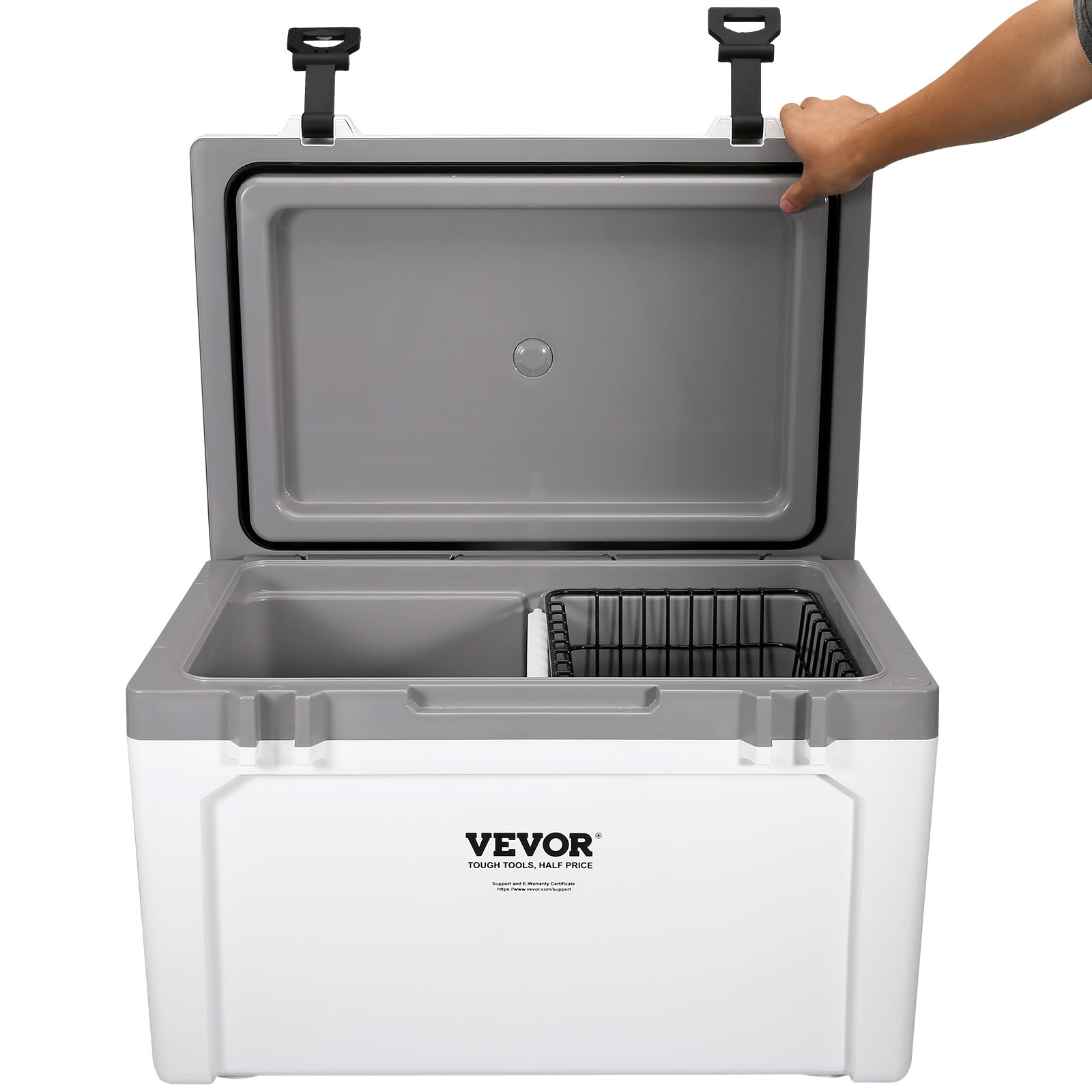 VEVOR Hard Cooler Insulated Portable Cooler 25/33/45/52/65 QT Capacity Ice Chest - Picture 50 of 74