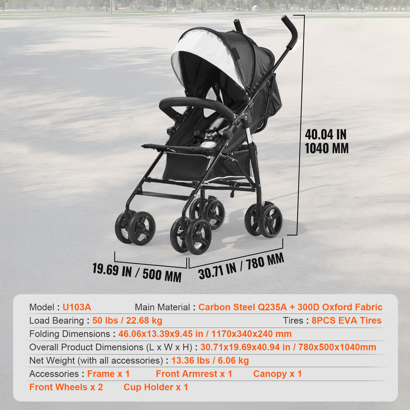 Lightweight Baby stroller Umbrella Compact Travel Stroller for Child/Toddler - Picture 42 of 68