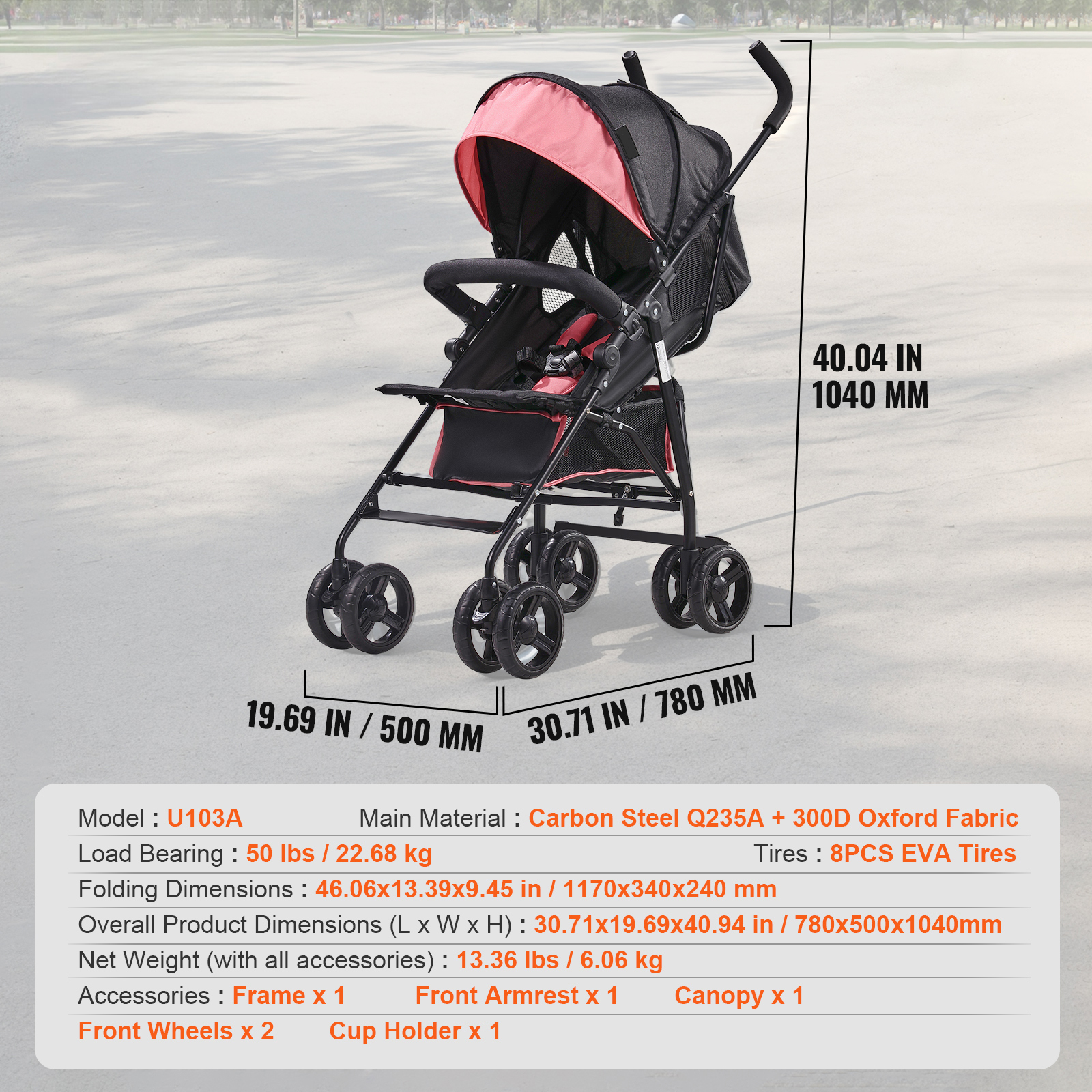 Lightweight Baby stroller Umbrella Compact Travel Stroller for Child/Toddler - Picture 9 of 68