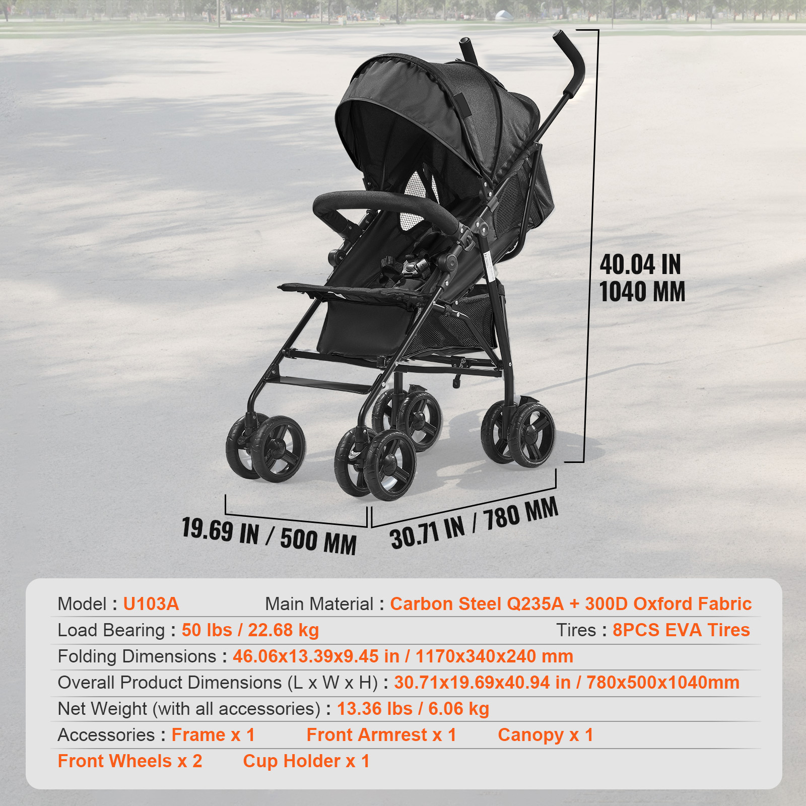 Lightweight Baby stroller Umbrella Compact Travel Stroller for Child/Toddler - Picture 31 of 68