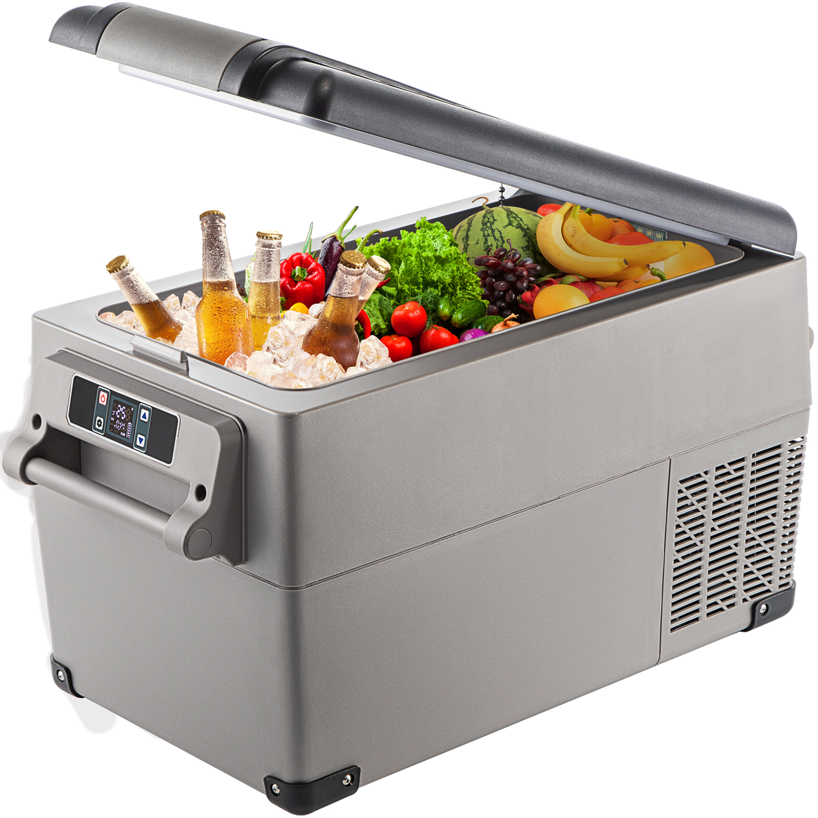 VEVOR Electric Car Cooler Refrigerator Portable Freezer 105 Quart for Outdoor 