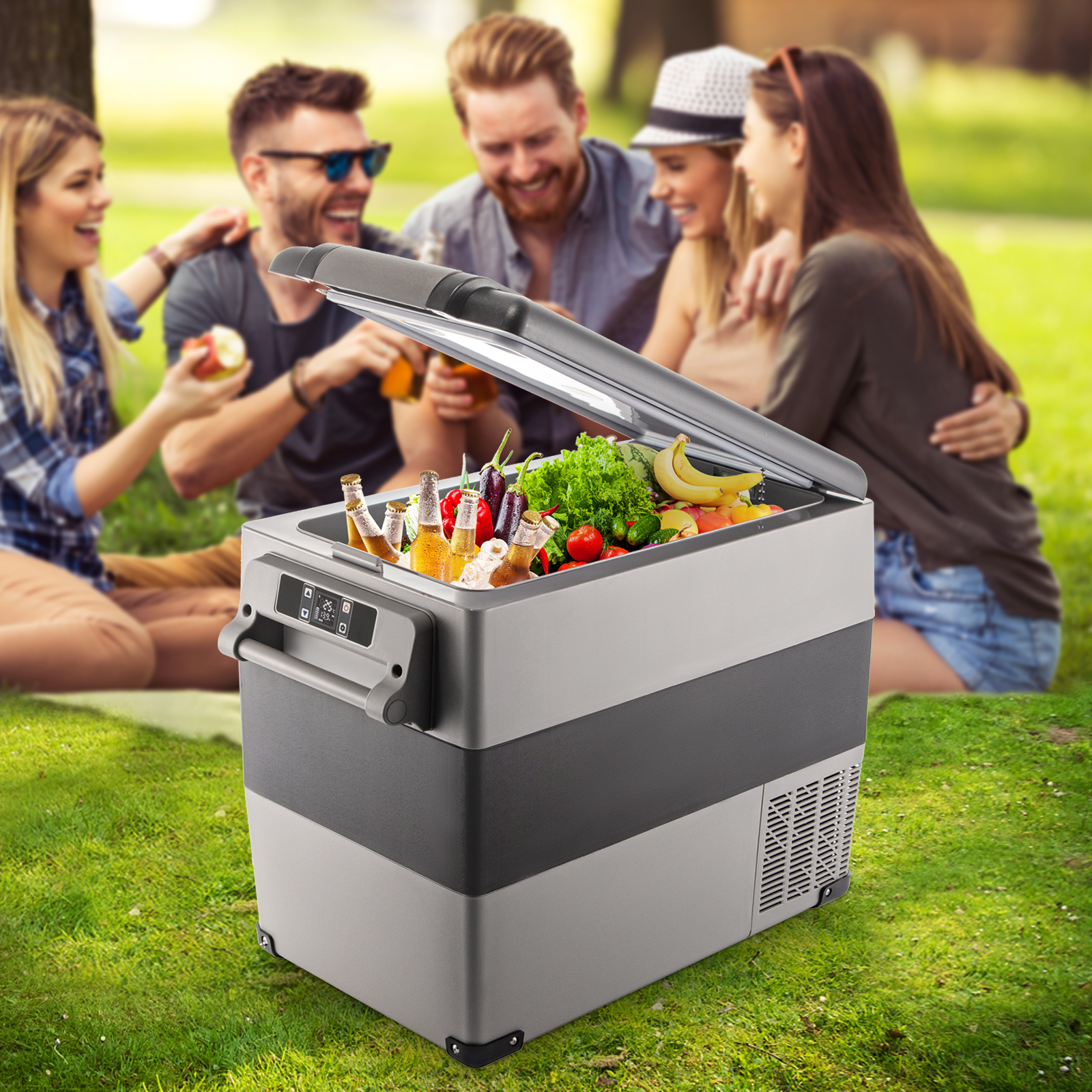 VEVOR Car Refrigerator 9-58Qt Portable Fridge Compact Freezer Camping Outdoor