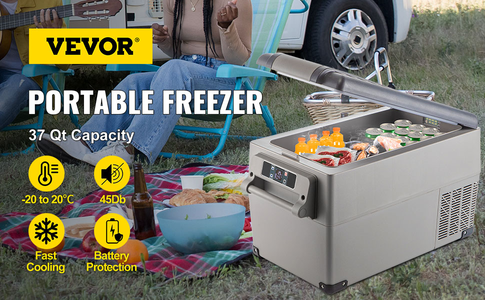portable freezer,37 Qt,fast cooling