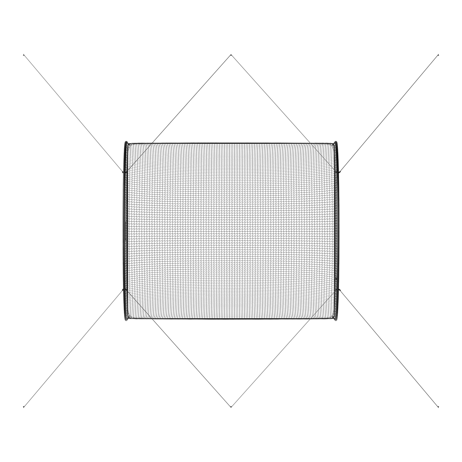 Uimoso Baseball Batting Cage 12/22.2/33/40 FT for Indoor and Outdoor Use