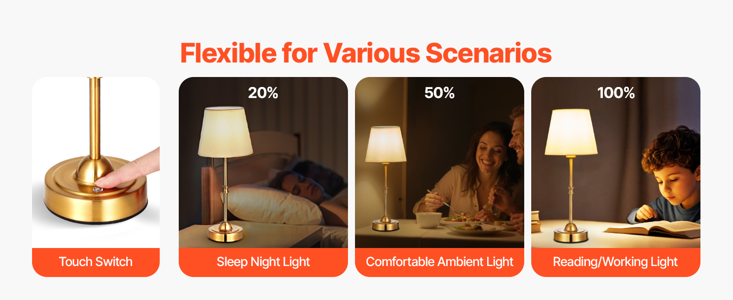 Lamp in home setting