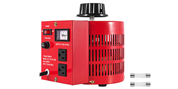 VEVOR 2KVA Transformer Max 20 Amp Variable Transformer 0-130 Volt Output Variable AC Voltage Regulator for Industries Equipment Appliances