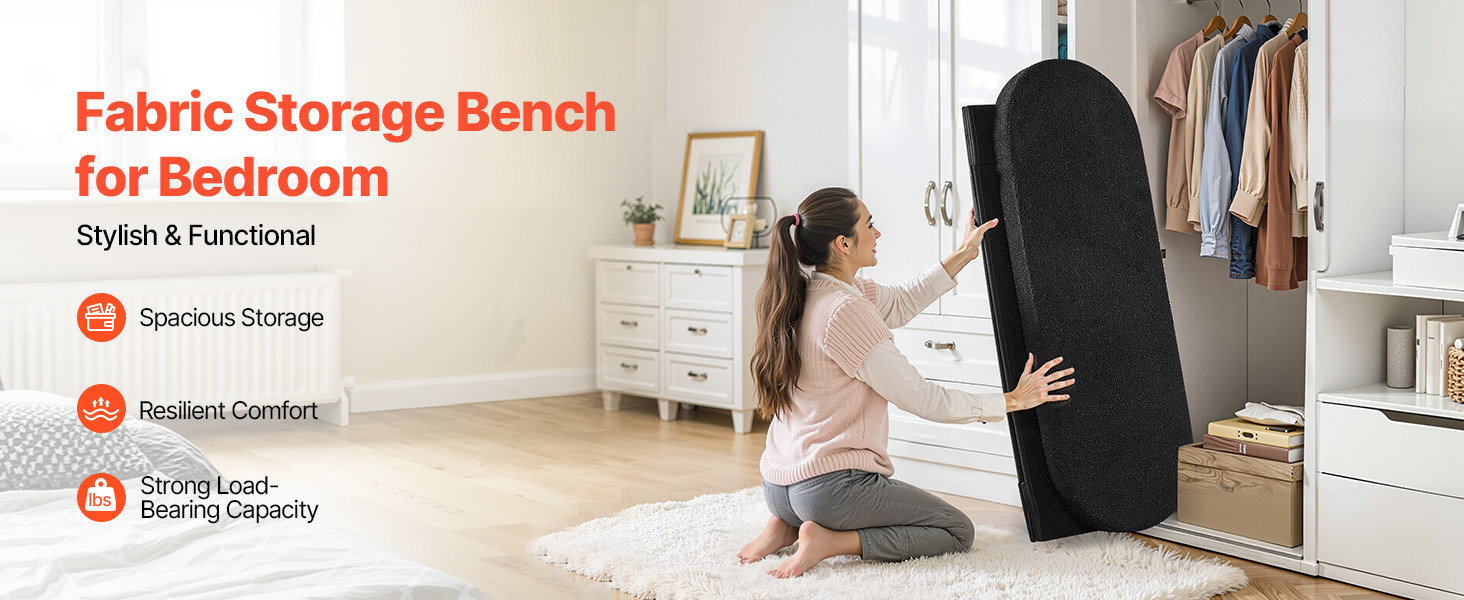 foldable design storage bench