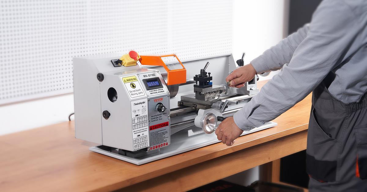 Mini Tour à Métaux Et Bois 60W – Pour Modélisme Et Bricolage – Haute Puissance – Marque Non Spécifiée – Neuf En Boîte