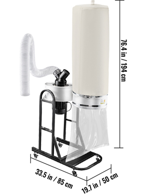 dust collector,220V,1.5HP