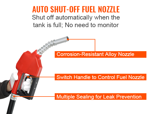 Pompe de transfert de carburant avec capteur d'arrêt automatique,Pompe à  liquide portable,Pompe de