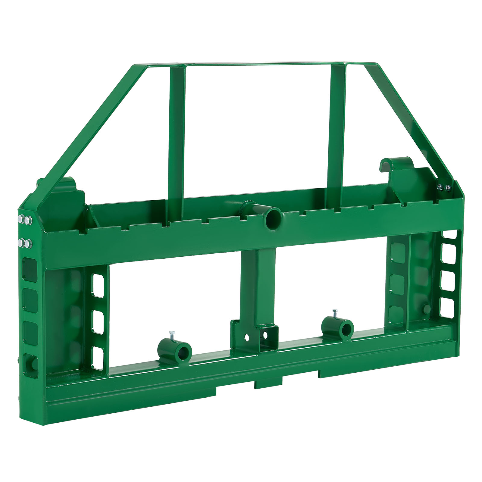 Uimoso Skid Steer Pallet Frame w/Hitch Receiver & Spear Sleeves for John Deere