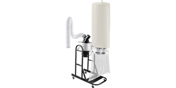 VEVOR Vortex Dust Collector Woodworking Dust Collector 1.5HP 220V w/ Mobile Base