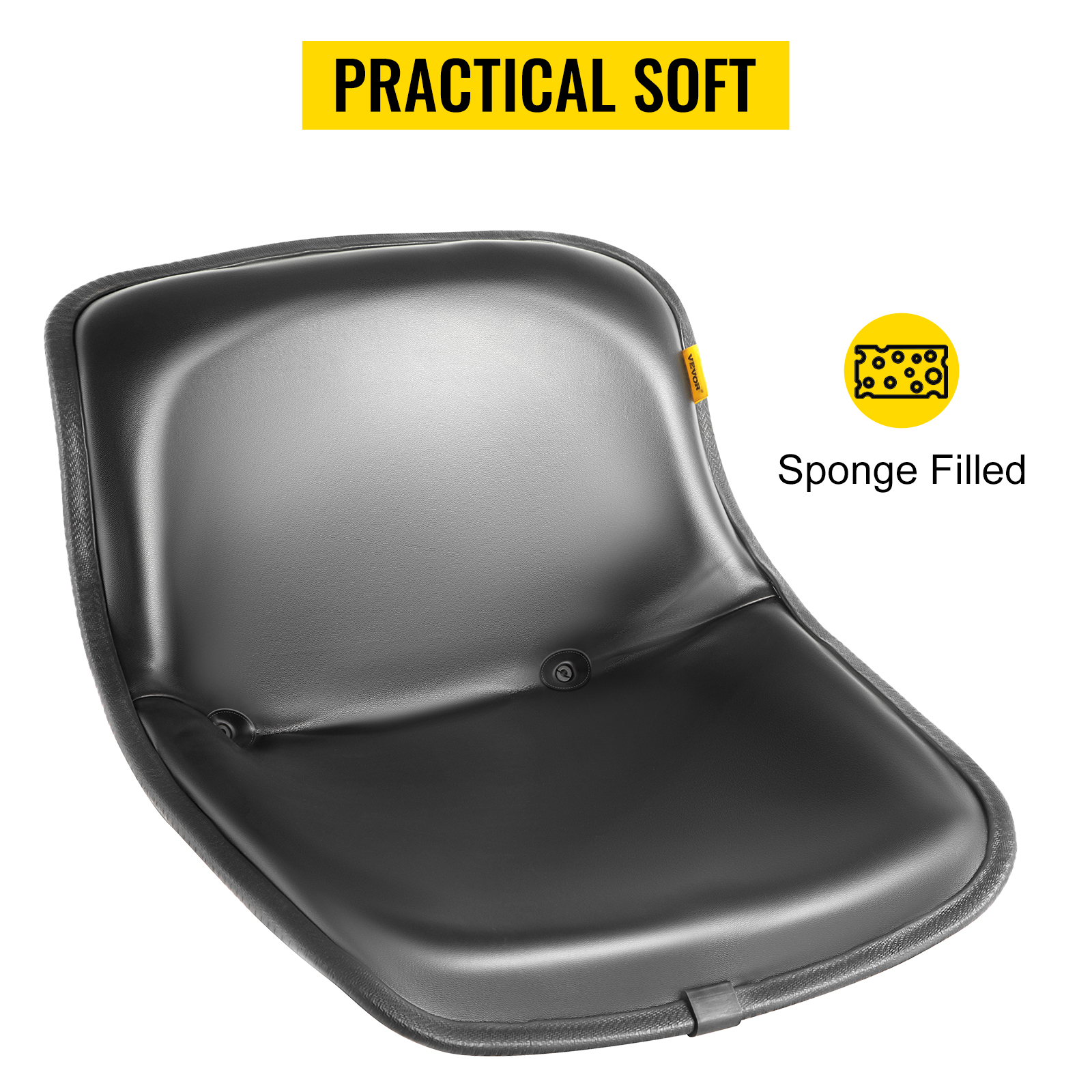 Details about   Tractor Comfortable Foam Seat w/ Suspension & Armrest For Dozer Loader Forklift 