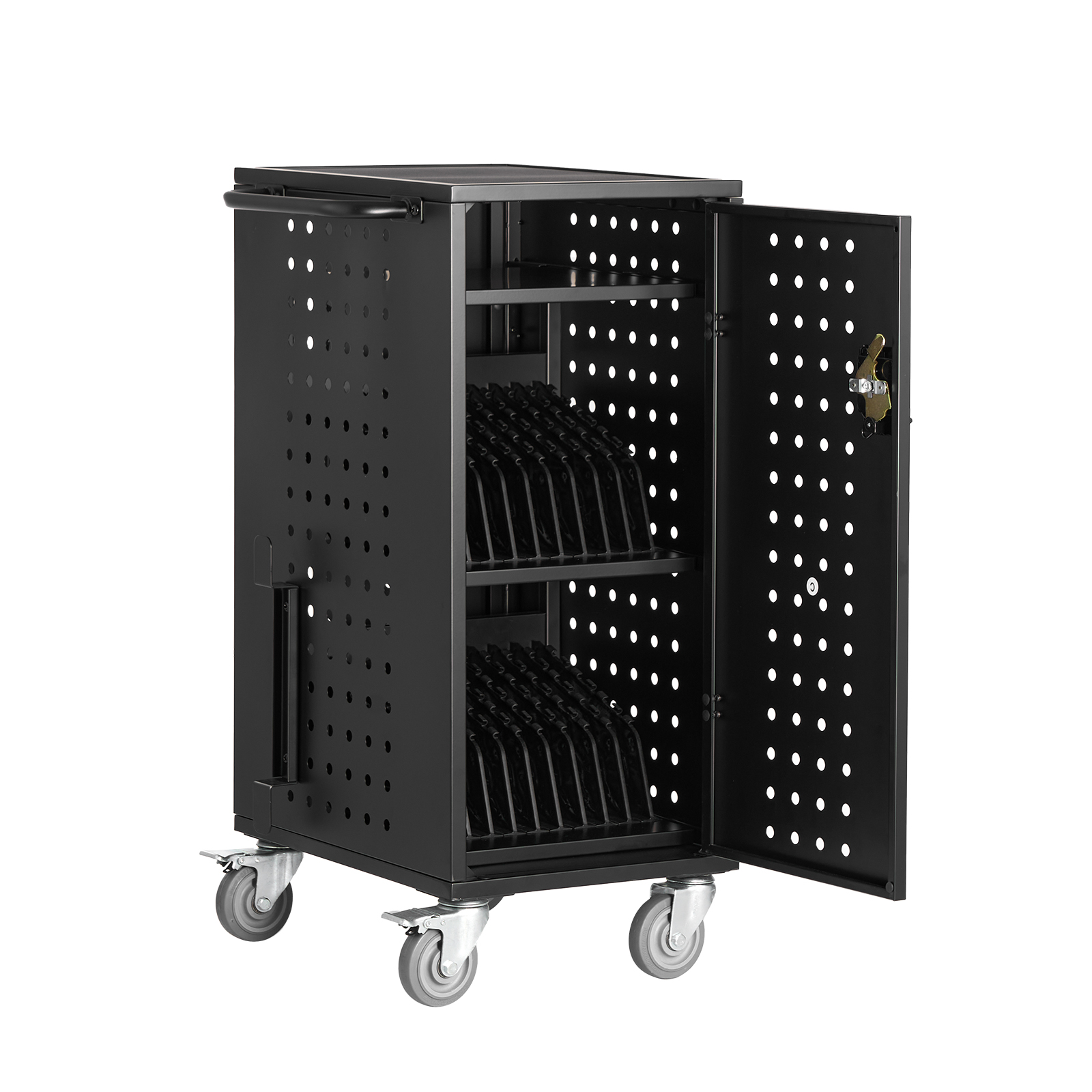 Charging Cart Mobile Locking/Open Charging Cart 16-36 Devices for Laptop&Tablet - Picture 23 of 74