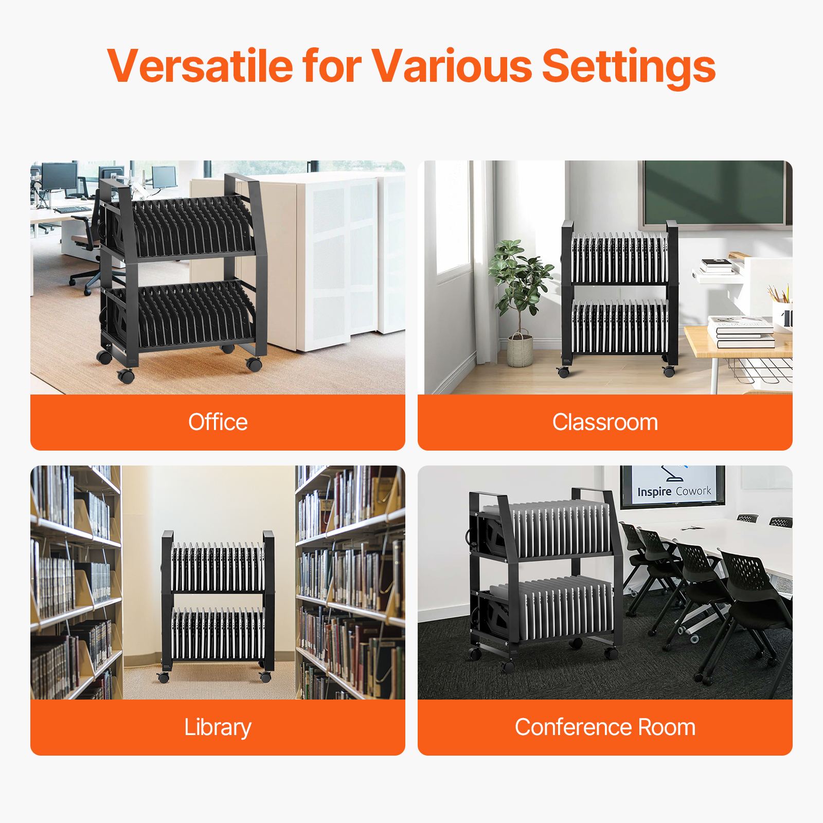 Charging Cart Mobile Locking/Open Charging Cart 16-36 Devices for Laptop&Tablet - Picture 32 of 74