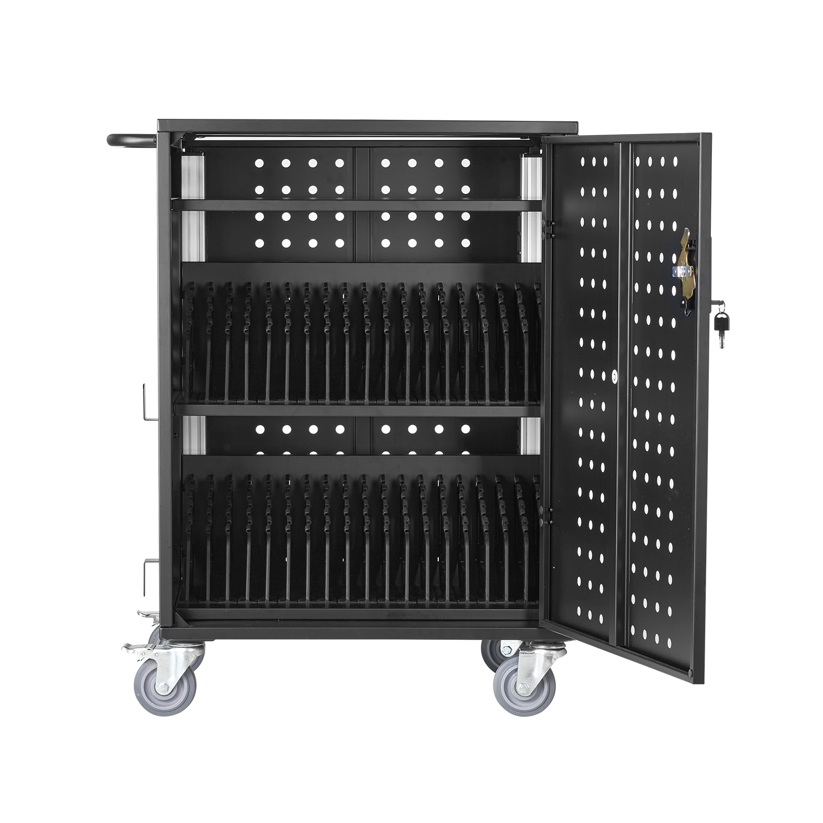 Charging Cart Mobile Locking/Open Charging Cart 16-36 Devices for Laptop&Tablet - Picture 62 of 74