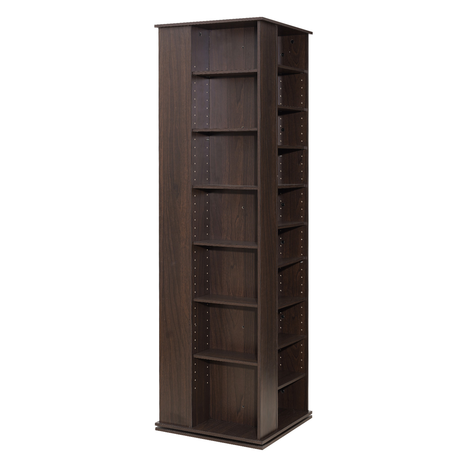 Uimoso Media Storage Cabinet with Adjustable Tiers and Multi
