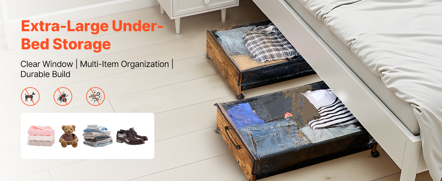 under bed storage usage