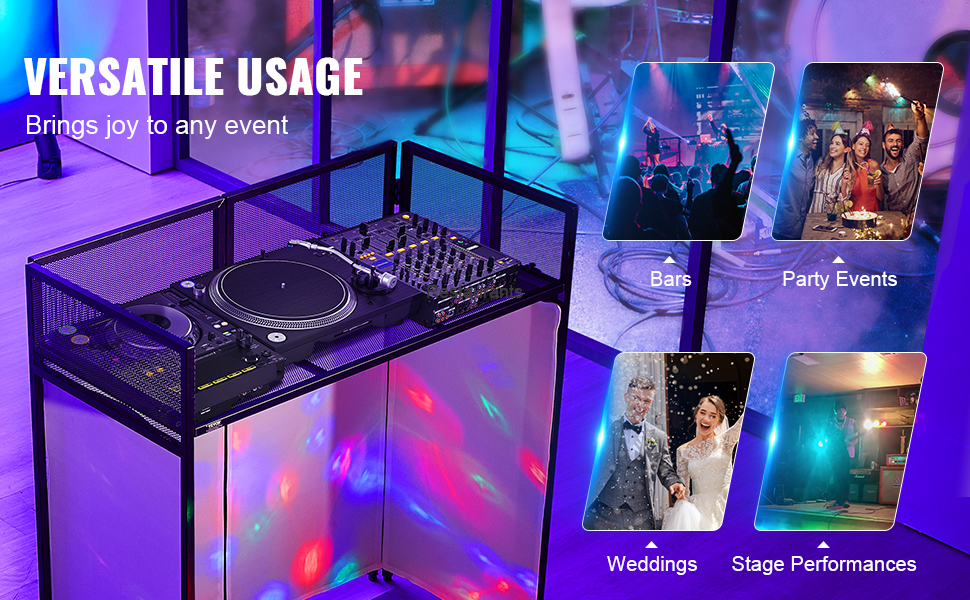 VEVOR DJ Event Facade DJ Table Stand 42