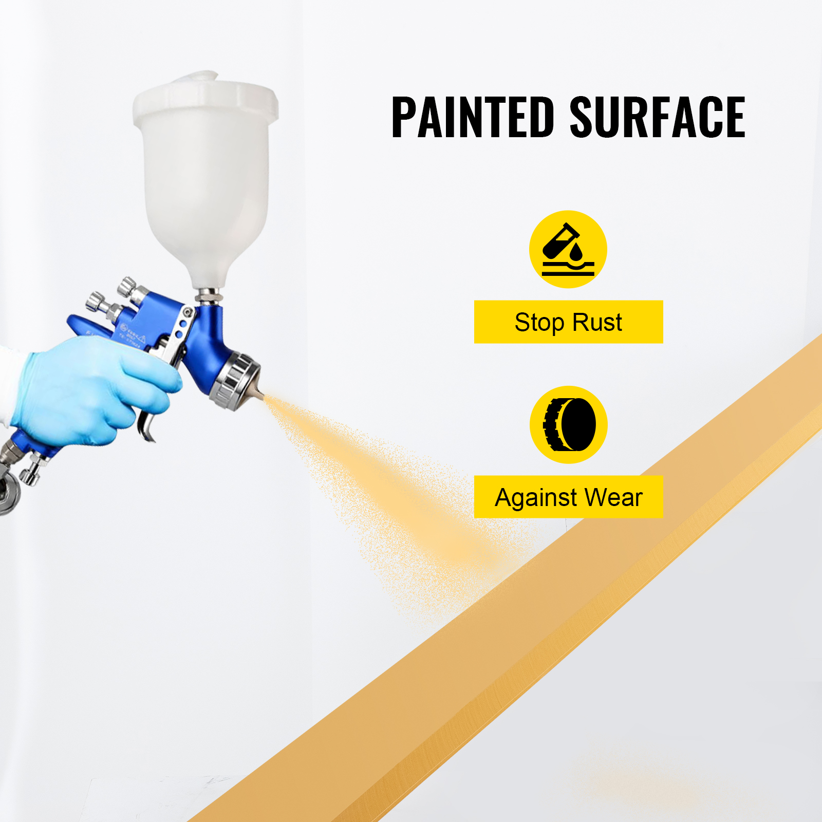 VEVOR Bucket Cutting Edge, 66x4x1/2" Bucket Edge, Weldon and Bolton