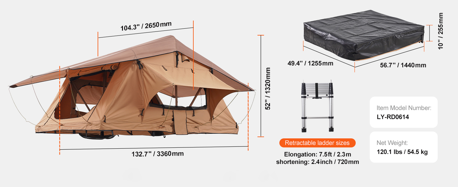 Dachzelt Hartschale 2‑3 Personen Wasserdicht Jeep SUV Truck Klappbar Rooftop Tent A100 1.11w
