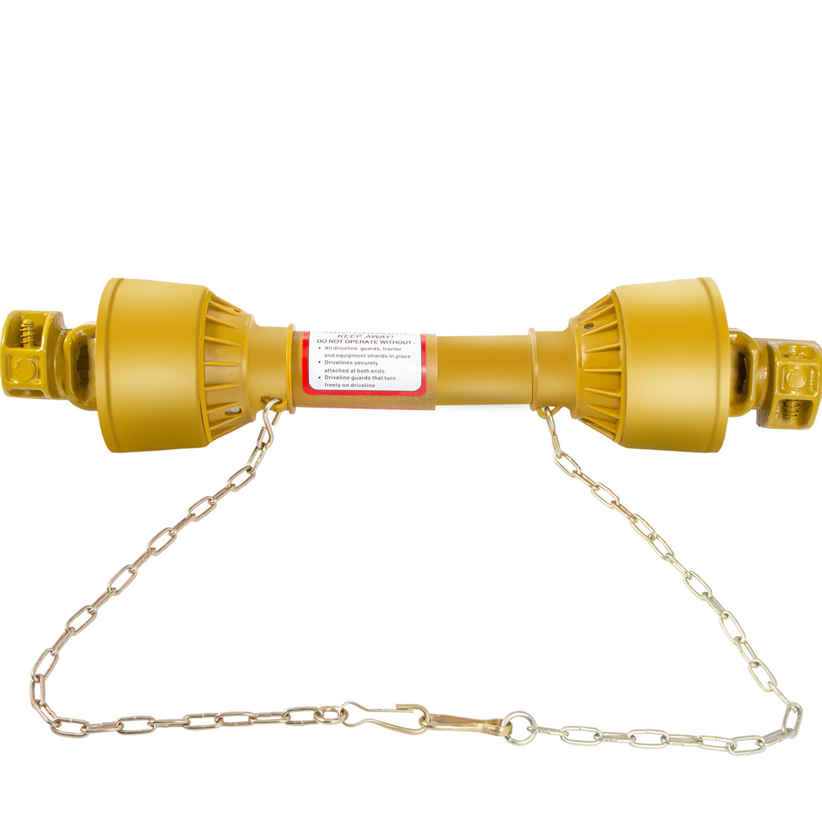 Vevor Pto Shaft Tractor Pto Drive Shaft 13/8" 6 Spline End T4 20"24