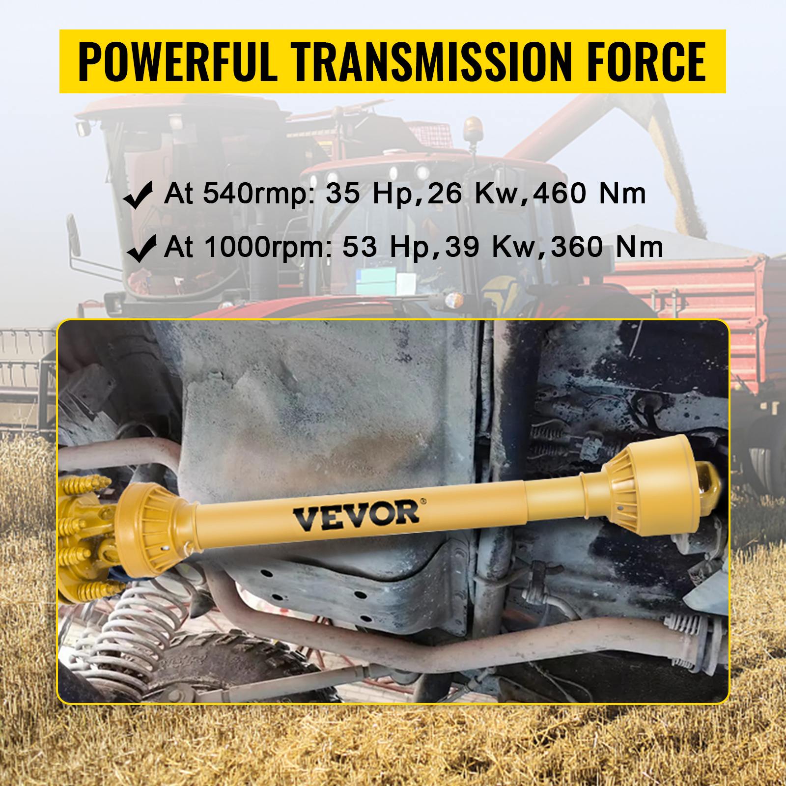 Part De Tractor Agrícola Kubota, Cubierta De Tubo De Yugo De Transmisión De  Acero, Ej De