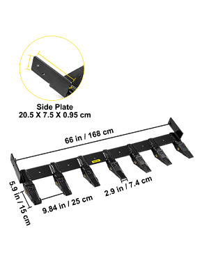 Bucket Tooth 66 inch,Tooth Bar 9.84 inch,Bucket 23 tf