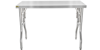 folding commercial prep table,48 x 24 Inch,stainless steel