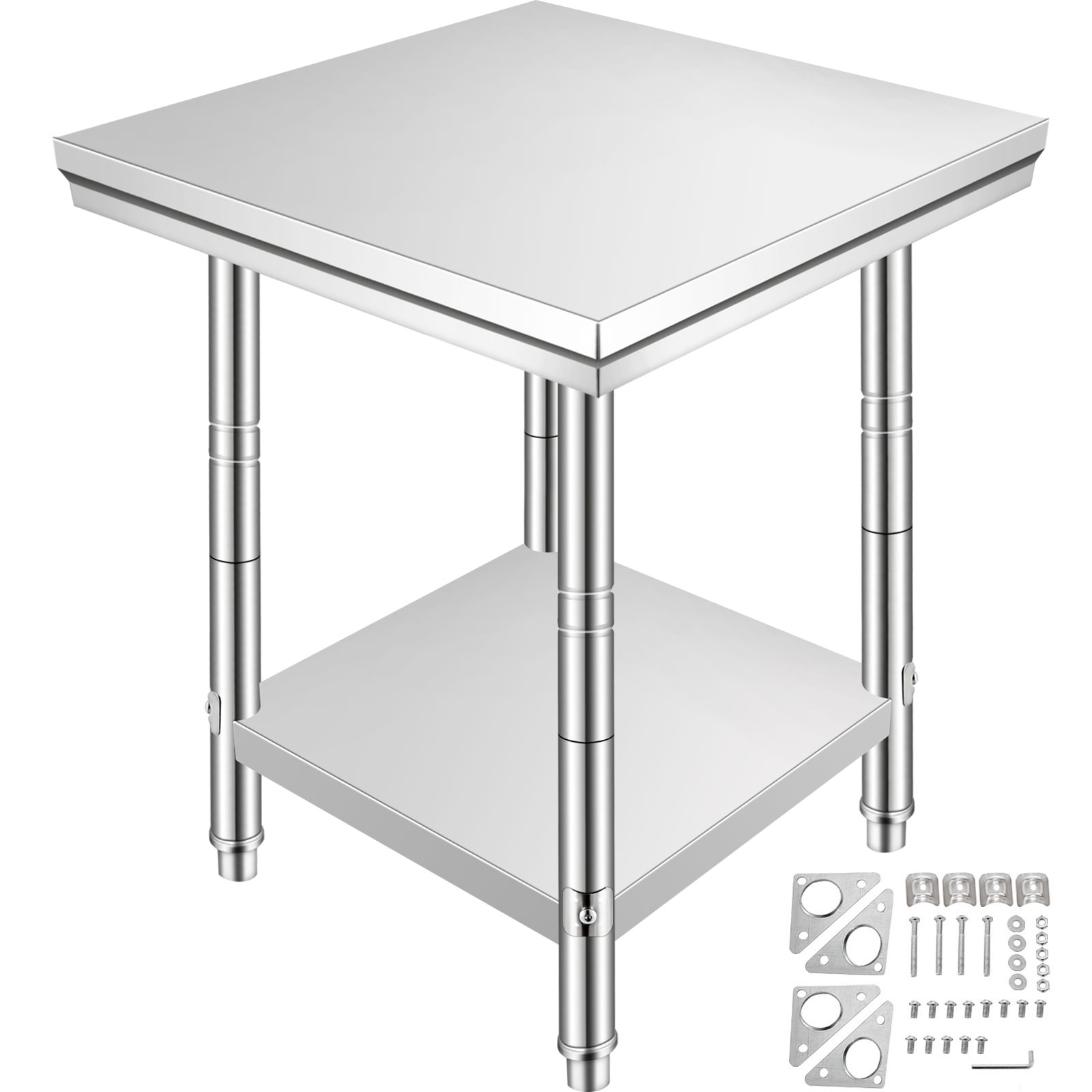 VEVOR VEVOR Stainless Steel Catering Work Table 30x36 Inch Commercial
