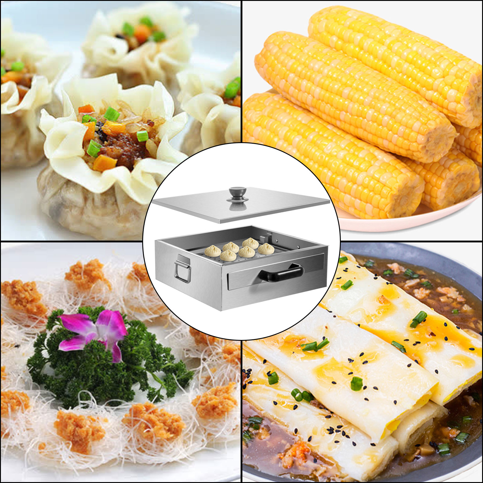  Commercial 8KW Food Stir Fry Machine Automatic Electric Sauce  Corn Cooking Pot Machine: Home & Kitchen