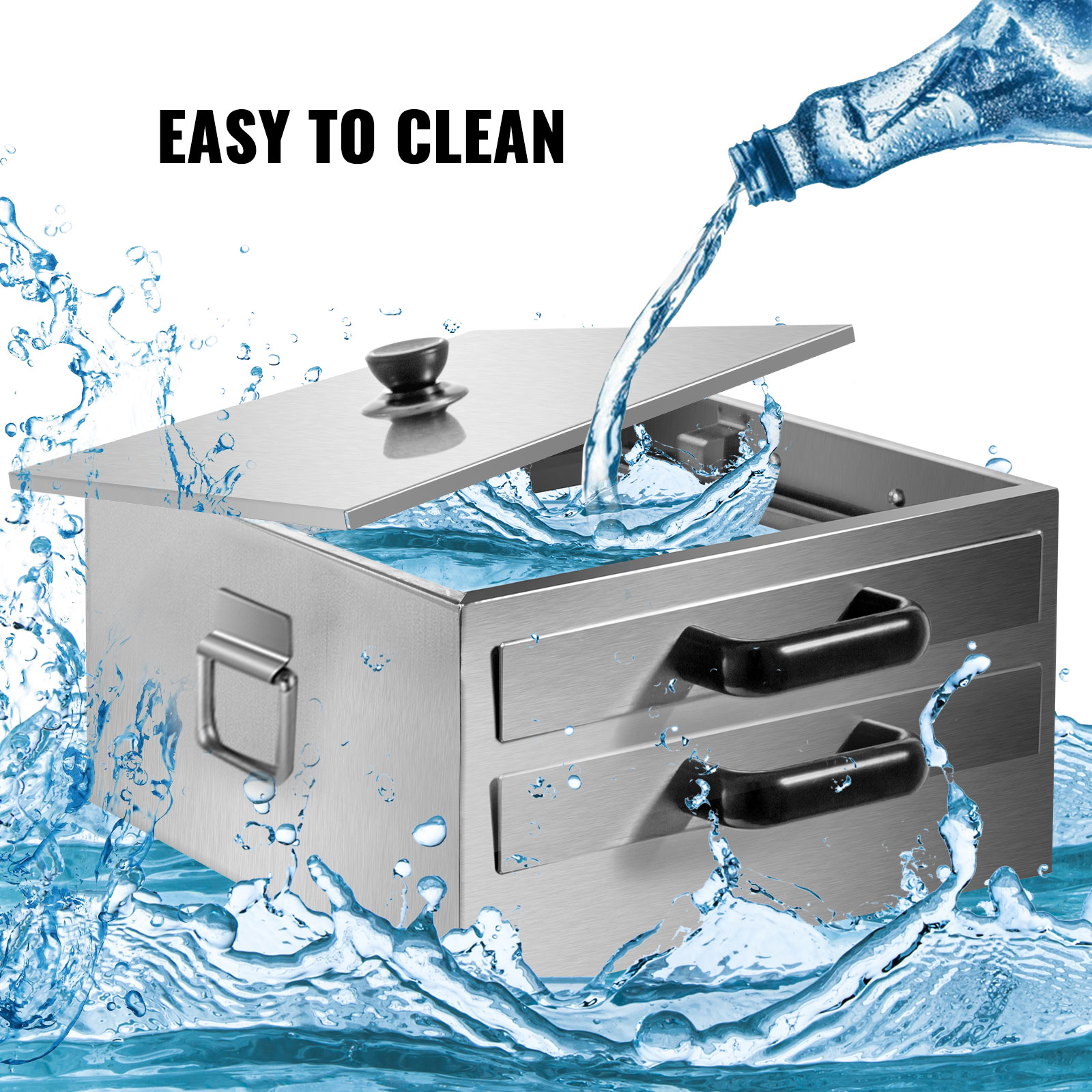 VEVOR VEVOR Rice Noodles Steamer Rice Noodle Roll Maker 2Layer Rice