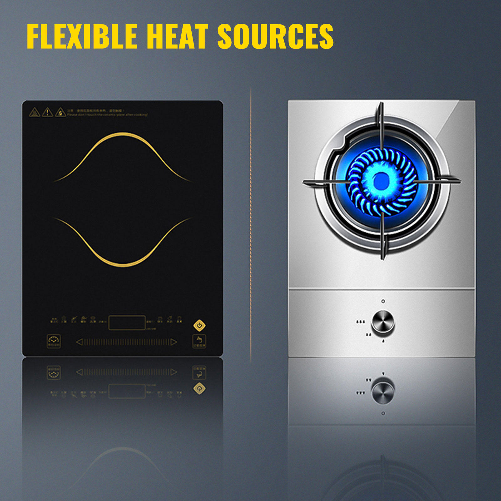 VEVOR VEVOR Rice Noodles Steamer Rice Noodle Roll Maker 2Layer Rice