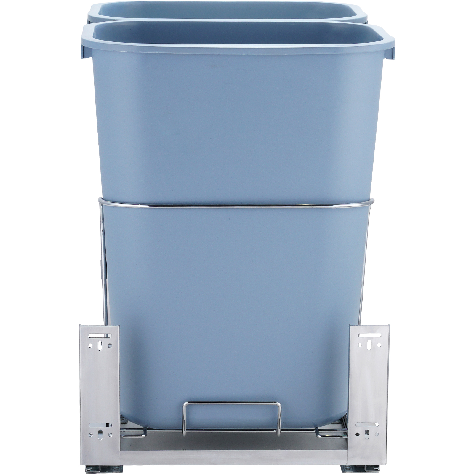 Double/Single Pullout Waste Container Kitchen Trash Can 70L/35L/29L Grey - Picture 12 of 62