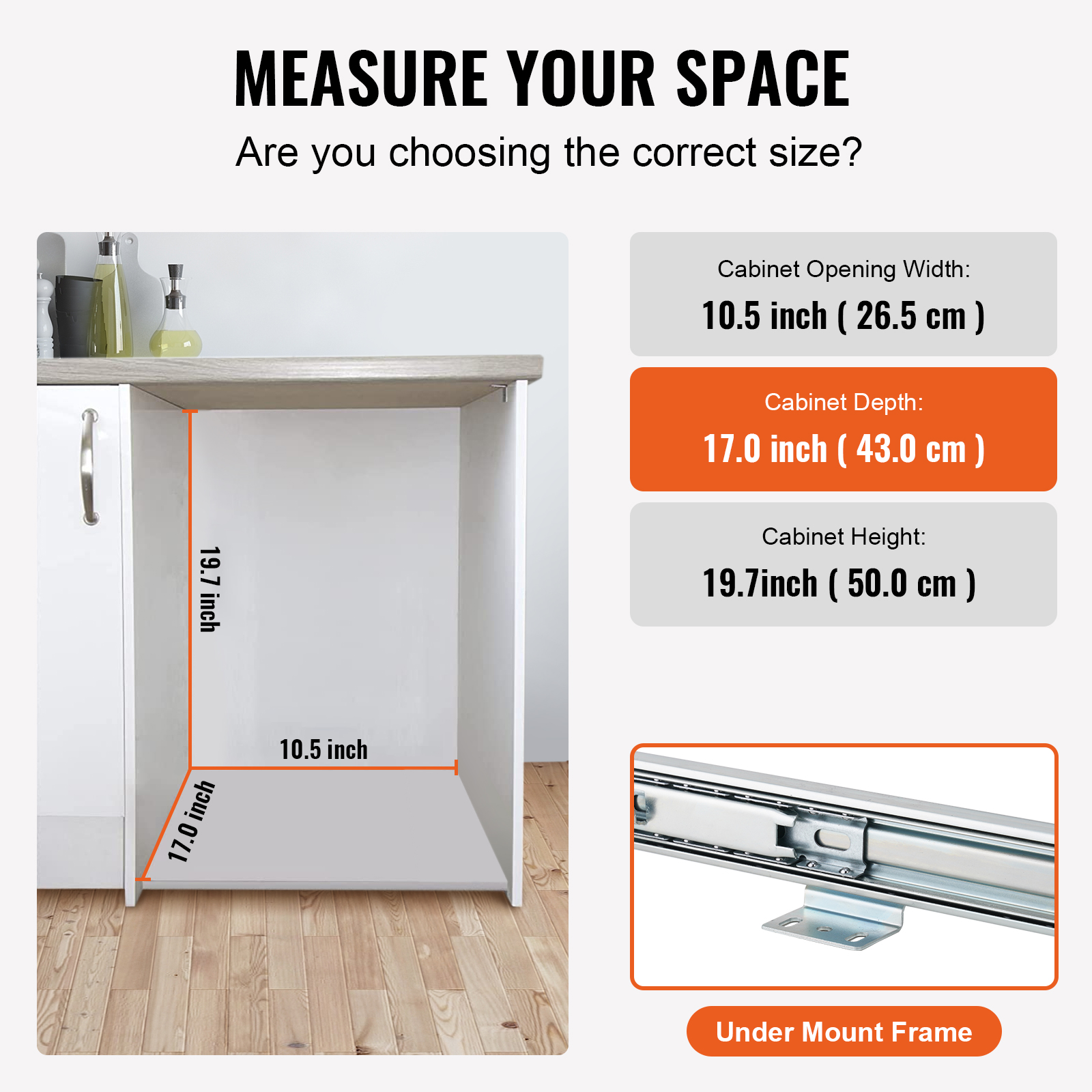 Double/Single Pullout Waste Container Kitchen Trash Can 70L/35L/29L Grey - Picture 32 of 62
