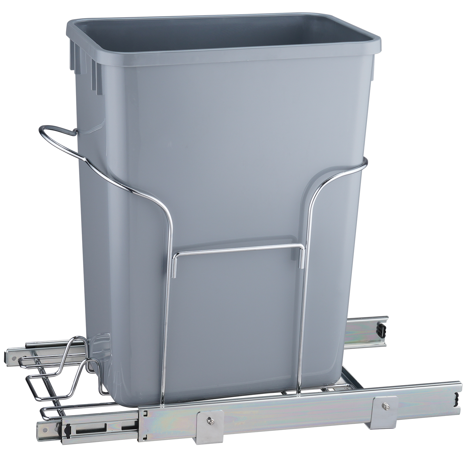 Double/Single Pullout Waste Container Kitchen Trash Can 70L/35L/29L Grey - Picture 37 of 62