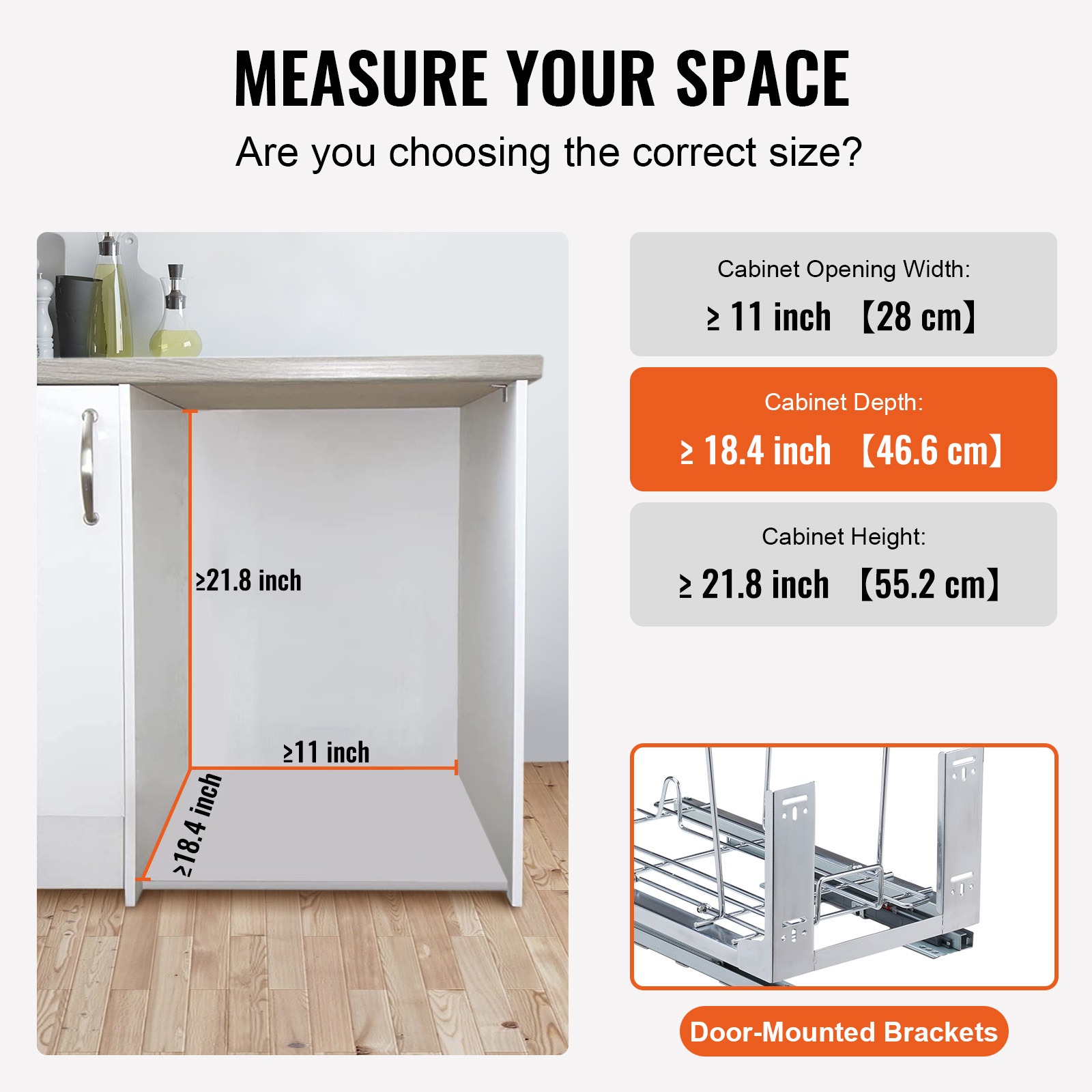 Double/Single Pullout Waste Container Kitchen Trash Can 70L/35L/29L Grey - Picture 44 of 62