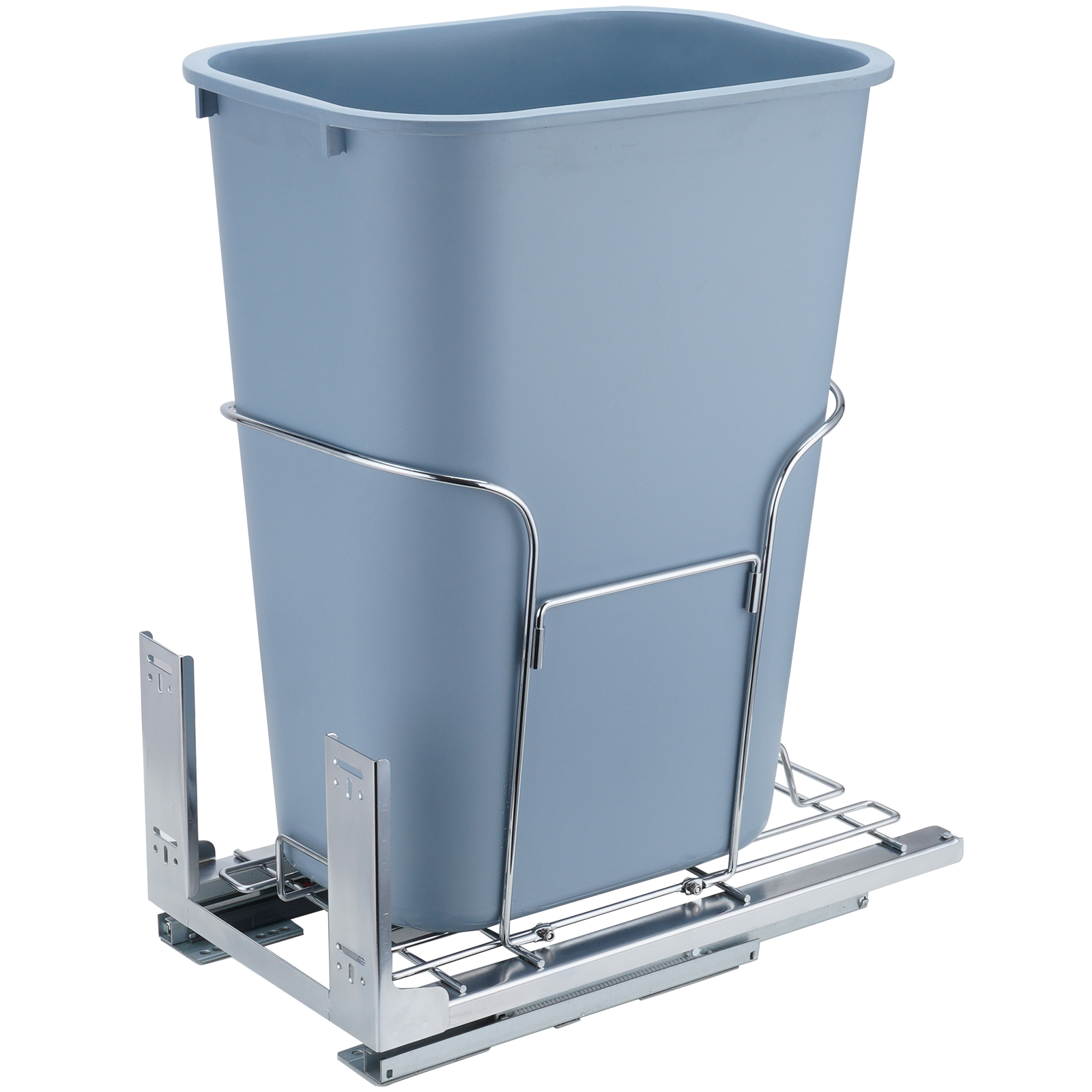 Double/Single Pullout Waste Container Kitchen Trash Can 70L/35L/29L Grey - Picture 39 of 62