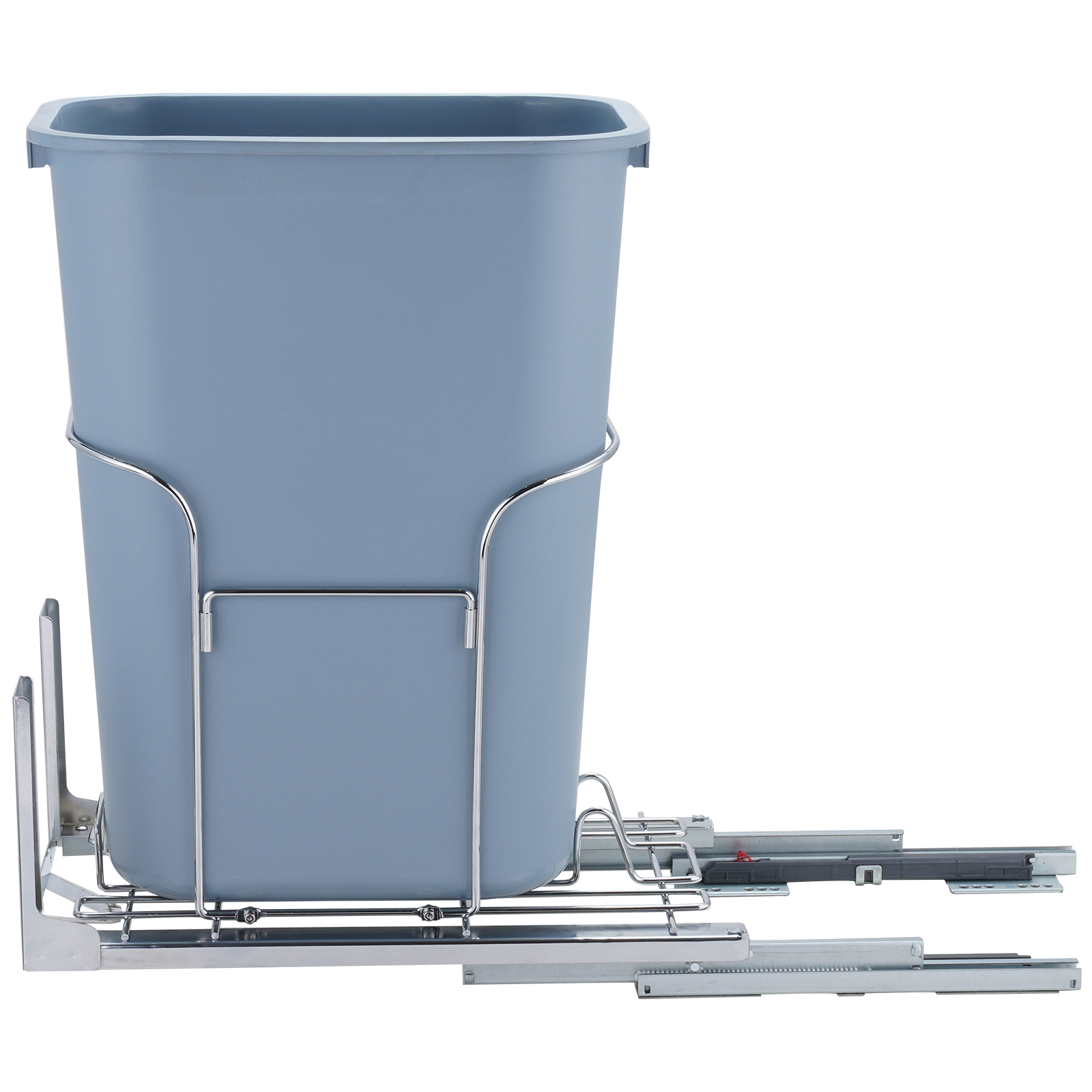 Double/Single Pullout Waste Container Kitchen Trash Can 70L/35L/29L Grey - Picture 50 of 62