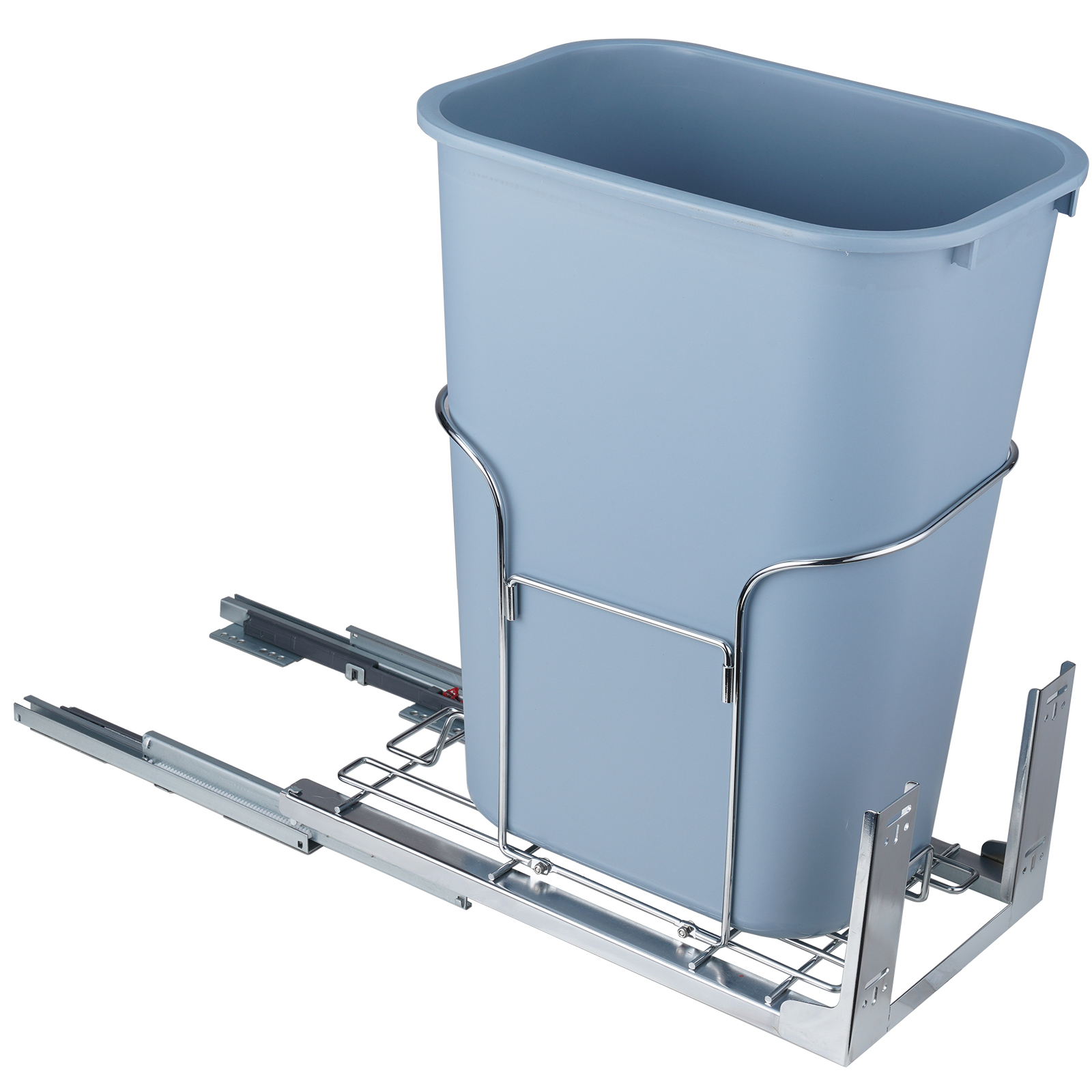 Double/Single Pullout Waste Container Kitchen Trash Can 70L/35L/29L Grey - Picture 47 of 62