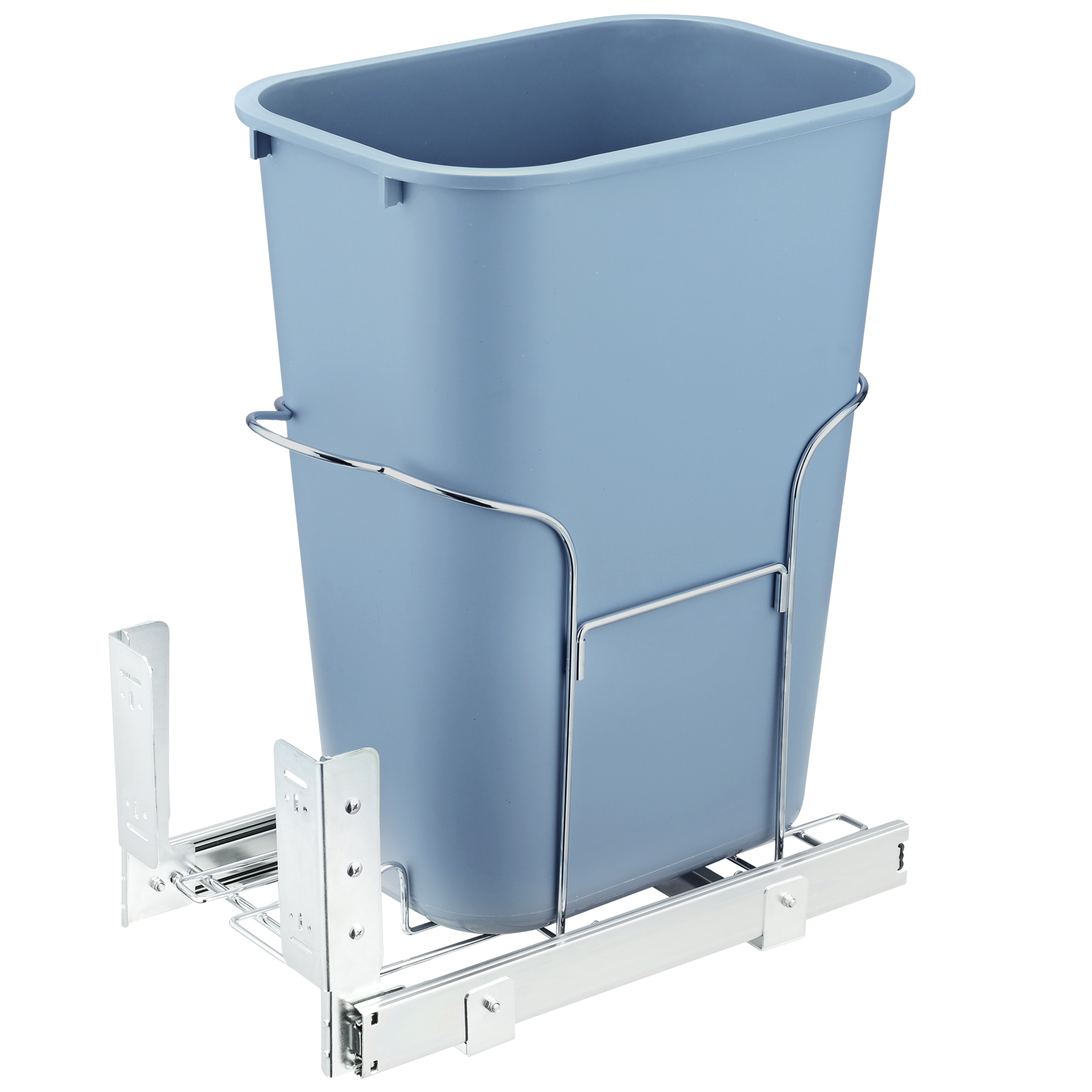 Double/Single Pullout Waste Container Kitchen Trash Can 70L/35L/29L Grey - Picture 61 of 62