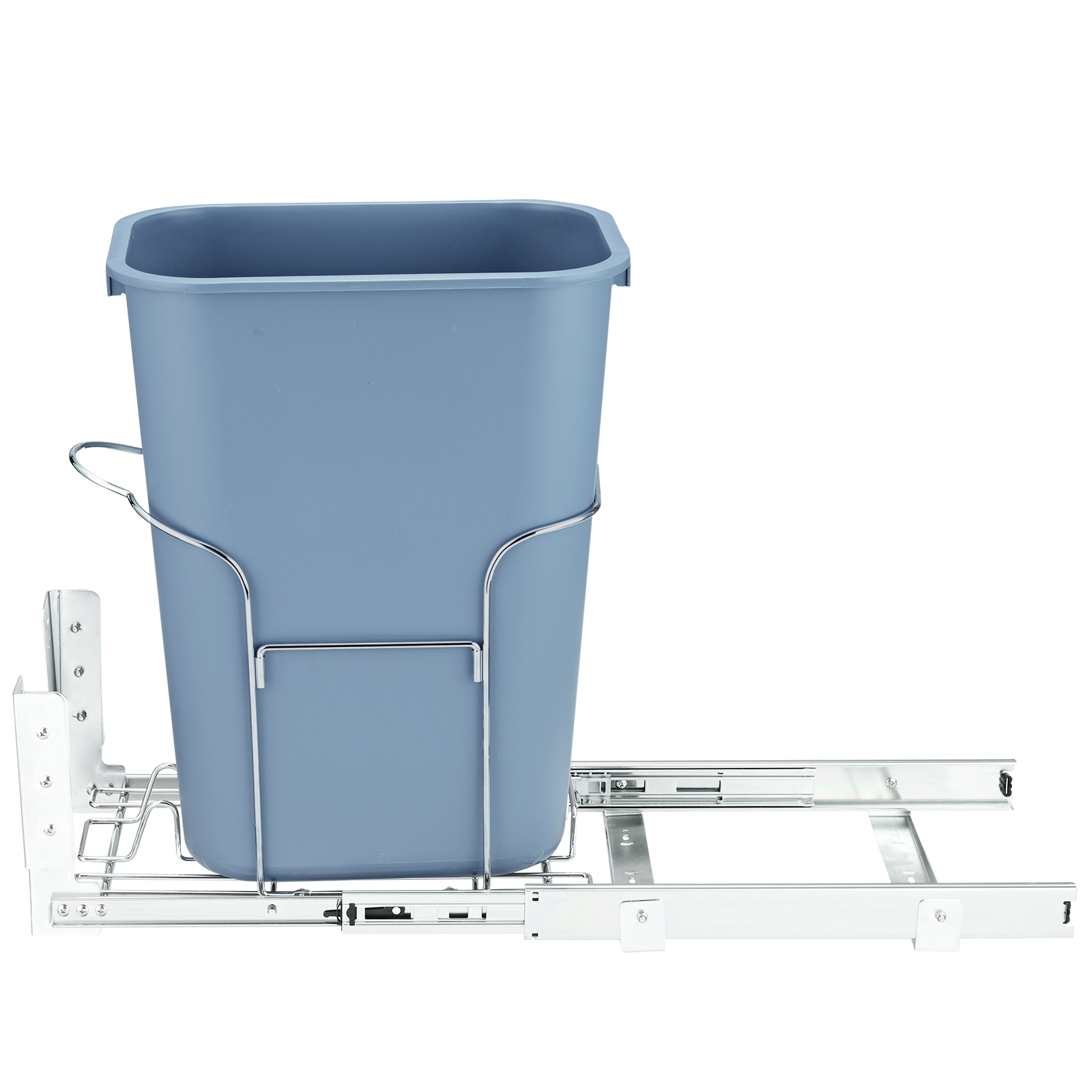 Double/Single Pullout Waste Container Kitchen Trash Can 70L/35L/29L Grey - Picture 62 of 62